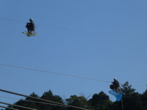 高所作業員の様子