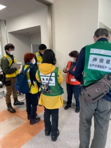 静岡県DWATの活動の様子